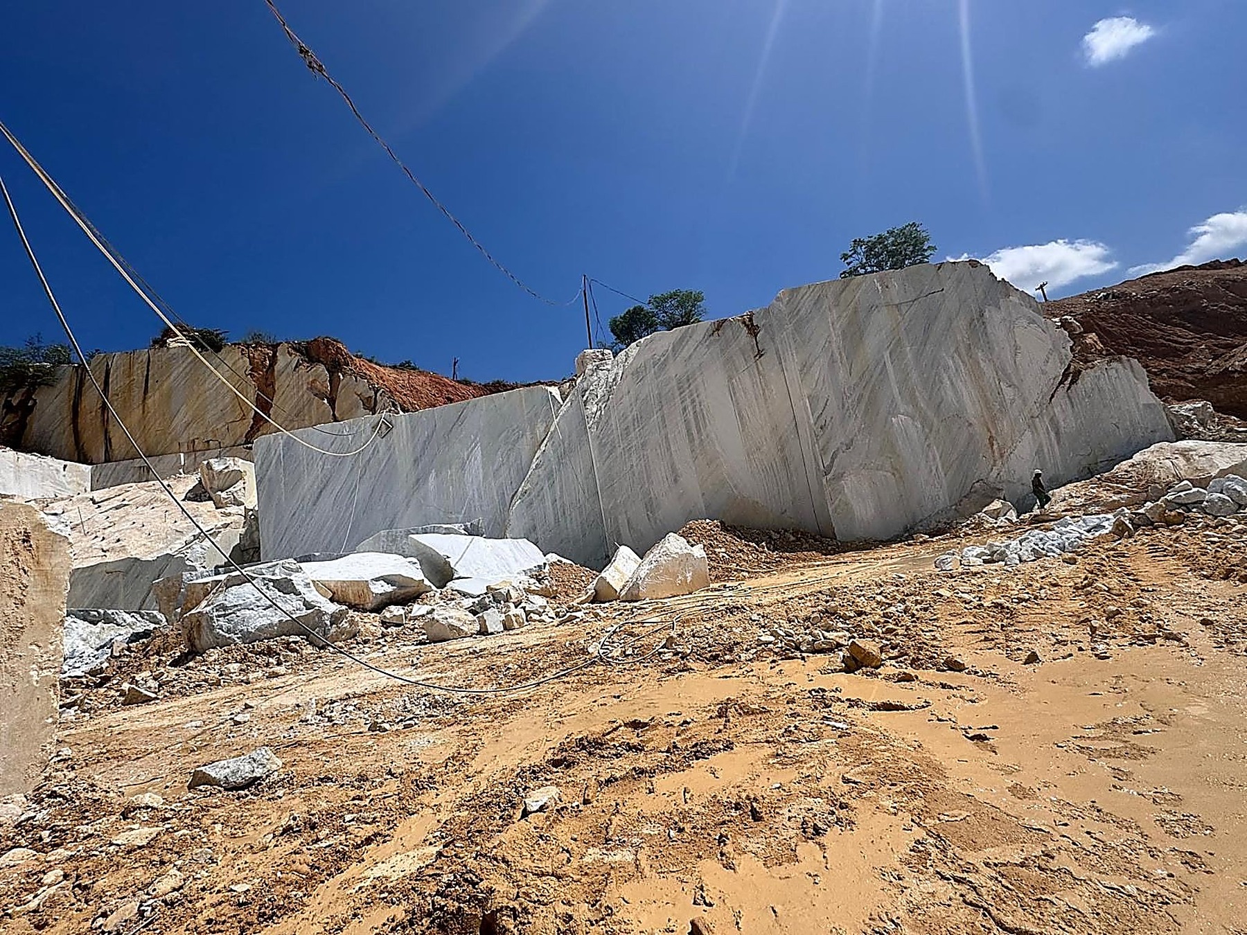 Marble quarry